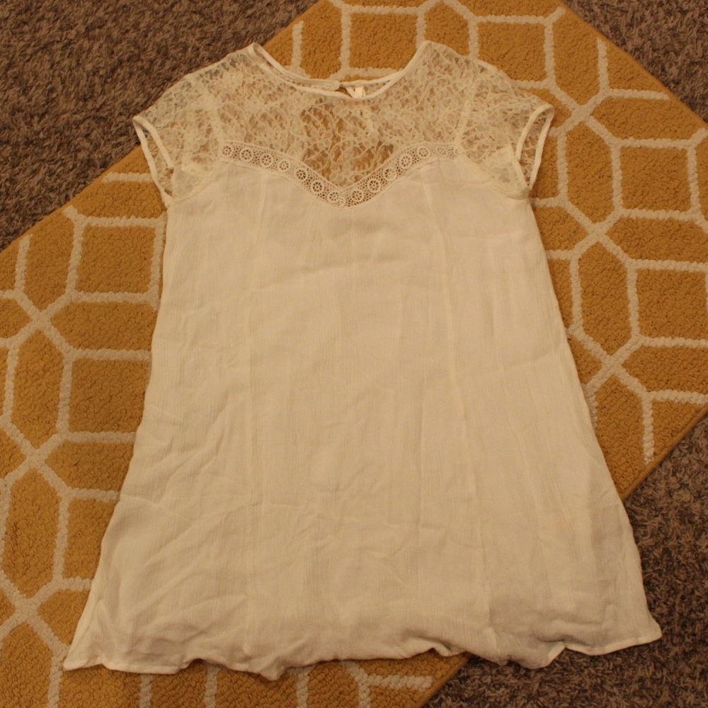 Off-White Lace Dress Size Medium